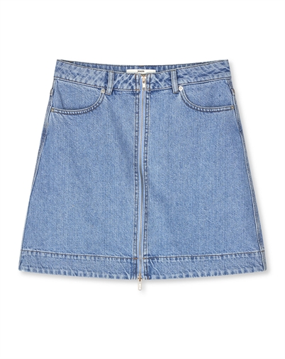 Mads Nørgaard - Luke Denim Riva Nederdel - Blue Vintage